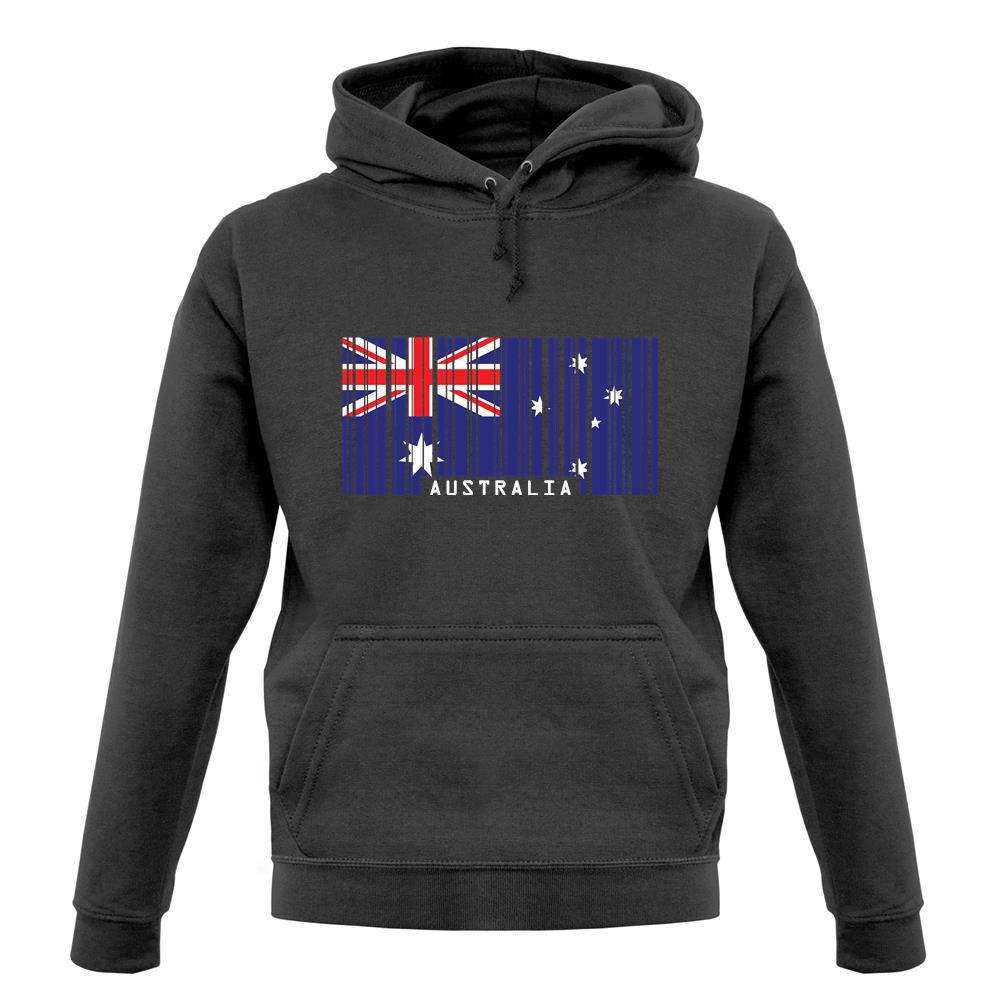 Australia Barcode Style Flag unisex hoodie Australia Barcode Style Flag unisex hoodie