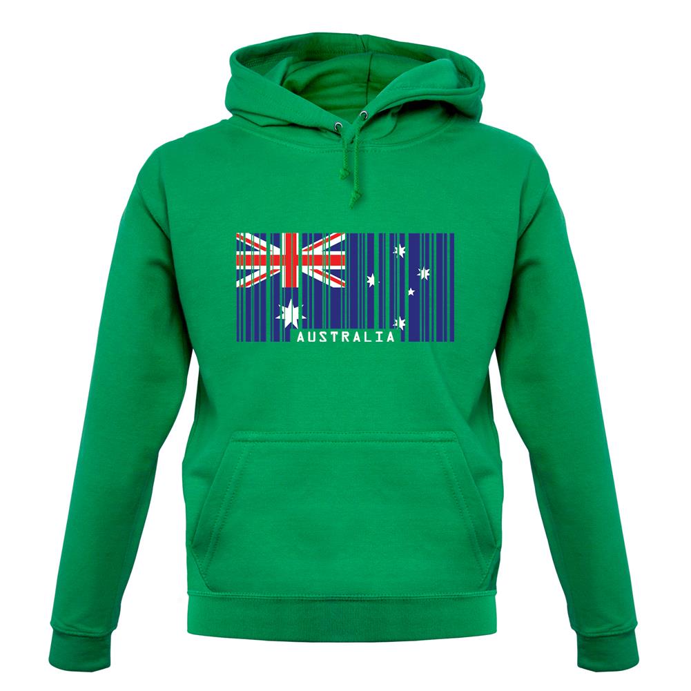 Australia Barcode Style Flag unisex hoodie Australia Barcode Style Flag unisex hoodie