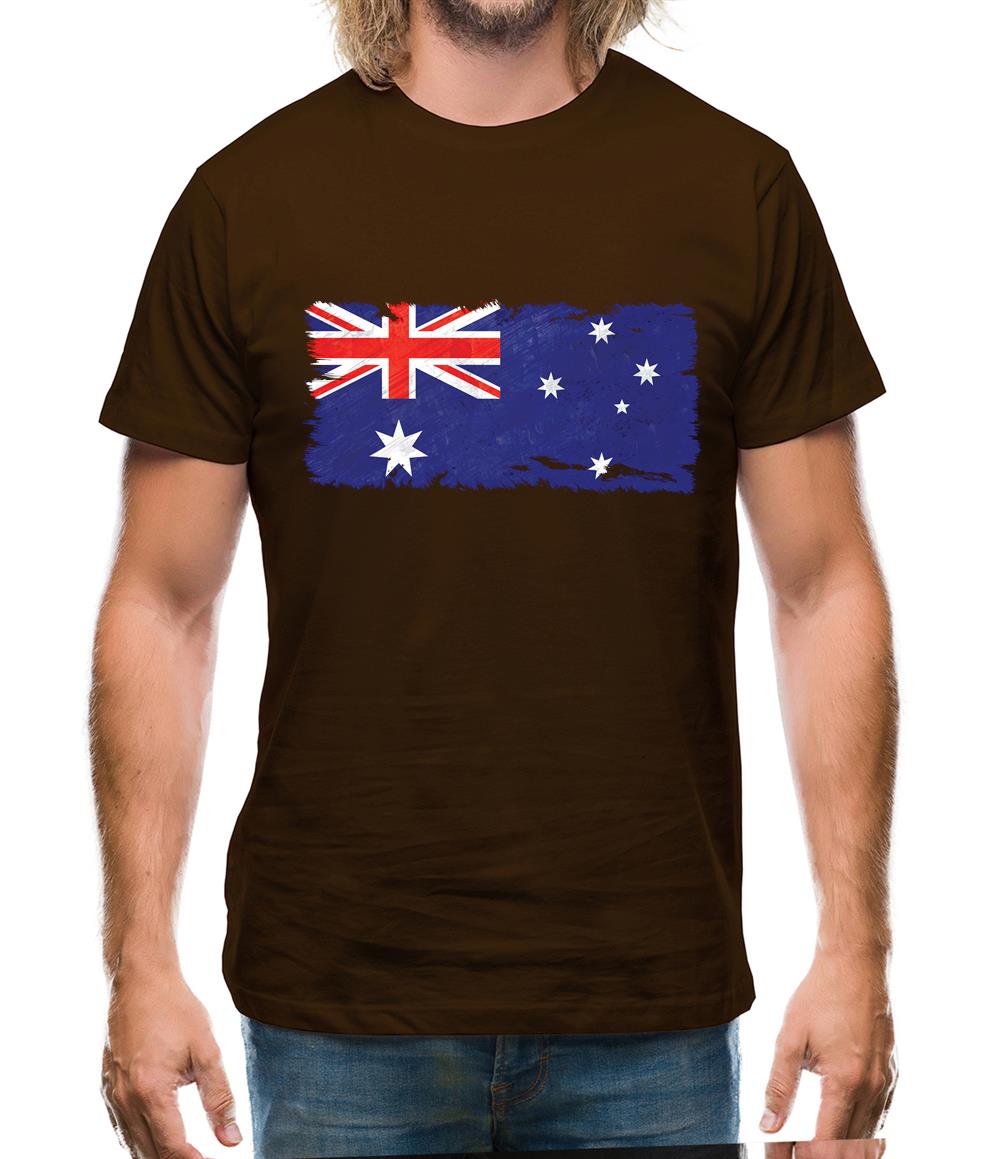 Australia Grunge Style Flag Mens T-Shirt Australia Grunge Style Flag Mens T-Shirt