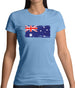 Australia Grunge Style Flag Womens T-Shirt Australia Grunge Style Flag Womens T-Shirt