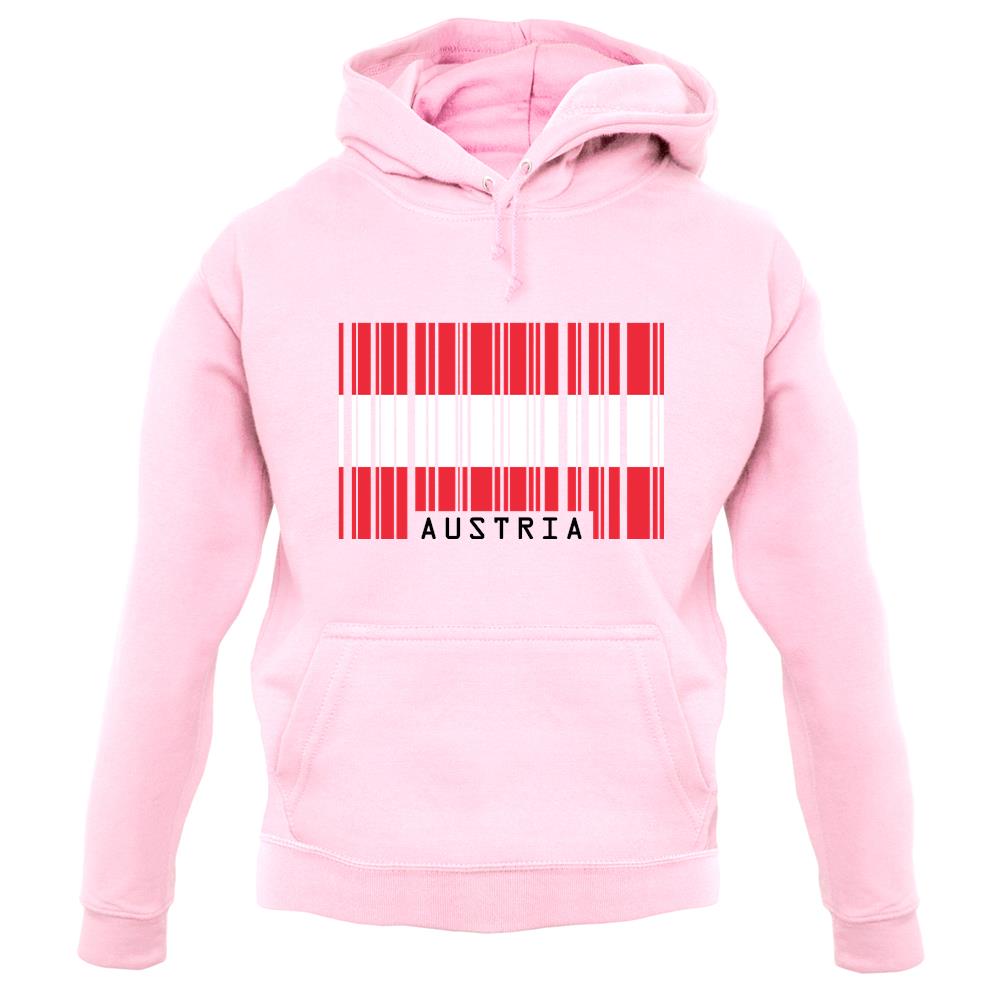 Austria Barcode Style Flag unisex hoodie Austria Barcode Style Flag unisex hoodie