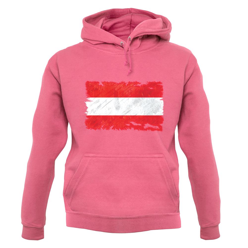 Austria  Grunge Style Flag unisex hoodie Austria  Grunge Style Flag unisex hoodie
