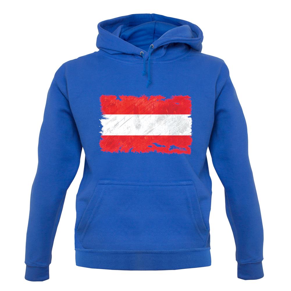 Austria  Grunge Style Flag unisex hoodie Austria  Grunge Style Flag unisex hoodie