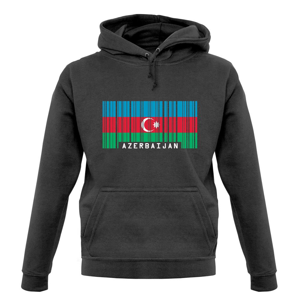 Azerbaijan Barcode Style Flag unisex hoodie Azerbaijan Barcode Style Flag unisex hoodie