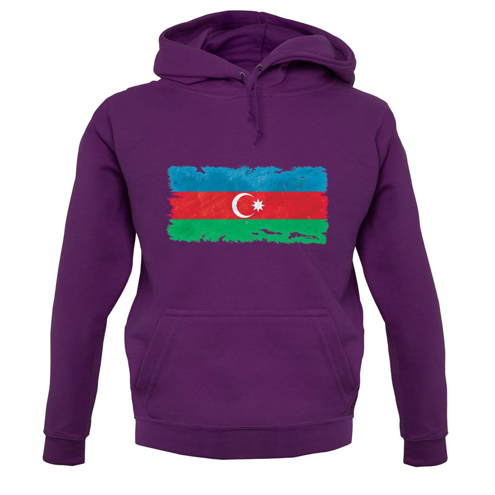 Azerbaijan Grunge Style Flag unisex hoodie Azerbaijan Grunge Style Flag unisex hoodie