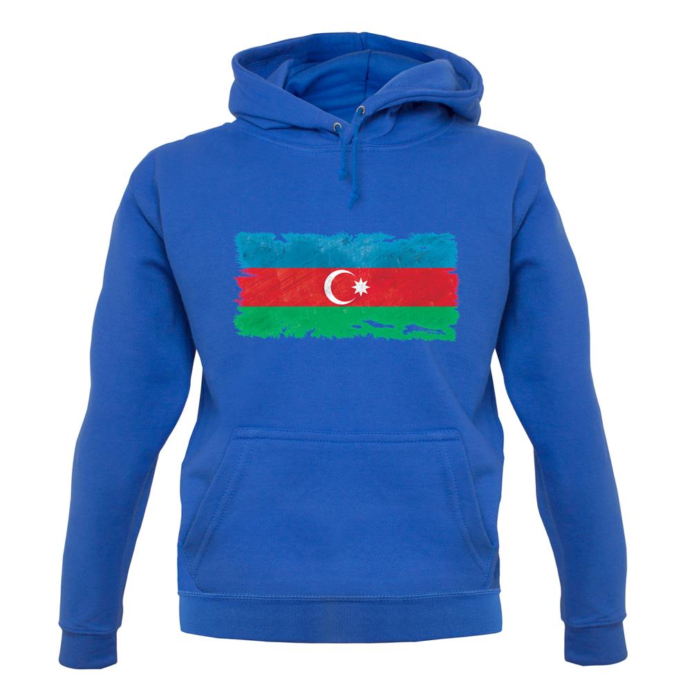 Azerbaijan Grunge Style Flag unisex hoodie Azerbaijan Grunge Style Flag unisex hoodie