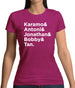 Queer Eye Name List Womens T-Shirt Queer Eye Name List Womens T-Shirt