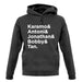 Queer Eye Name List Unisex Hoodie Queer Eye Name List Unisex Hoodie