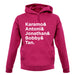 Queer Eye Name List Unisex Hoodie Queer Eye Name List Unisex Hoodie
