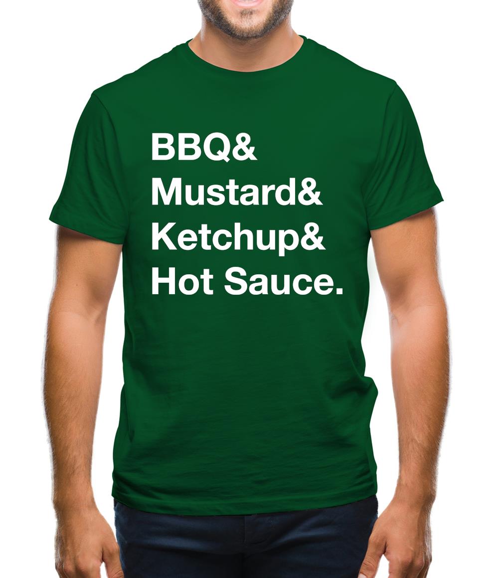Bbq & Mustart & Ketchup Mens T-Shirt Bbq & Mustart & Ketchup Mens T-Shirt