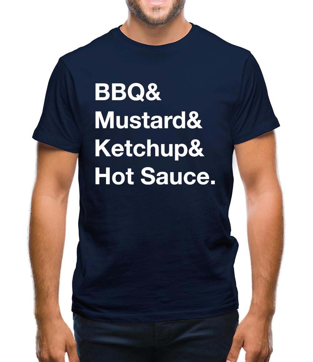 Bbq & Mustart & Ketchup Mens T-Shirt Bbq & Mustart & Ketchup Mens T-Shirt