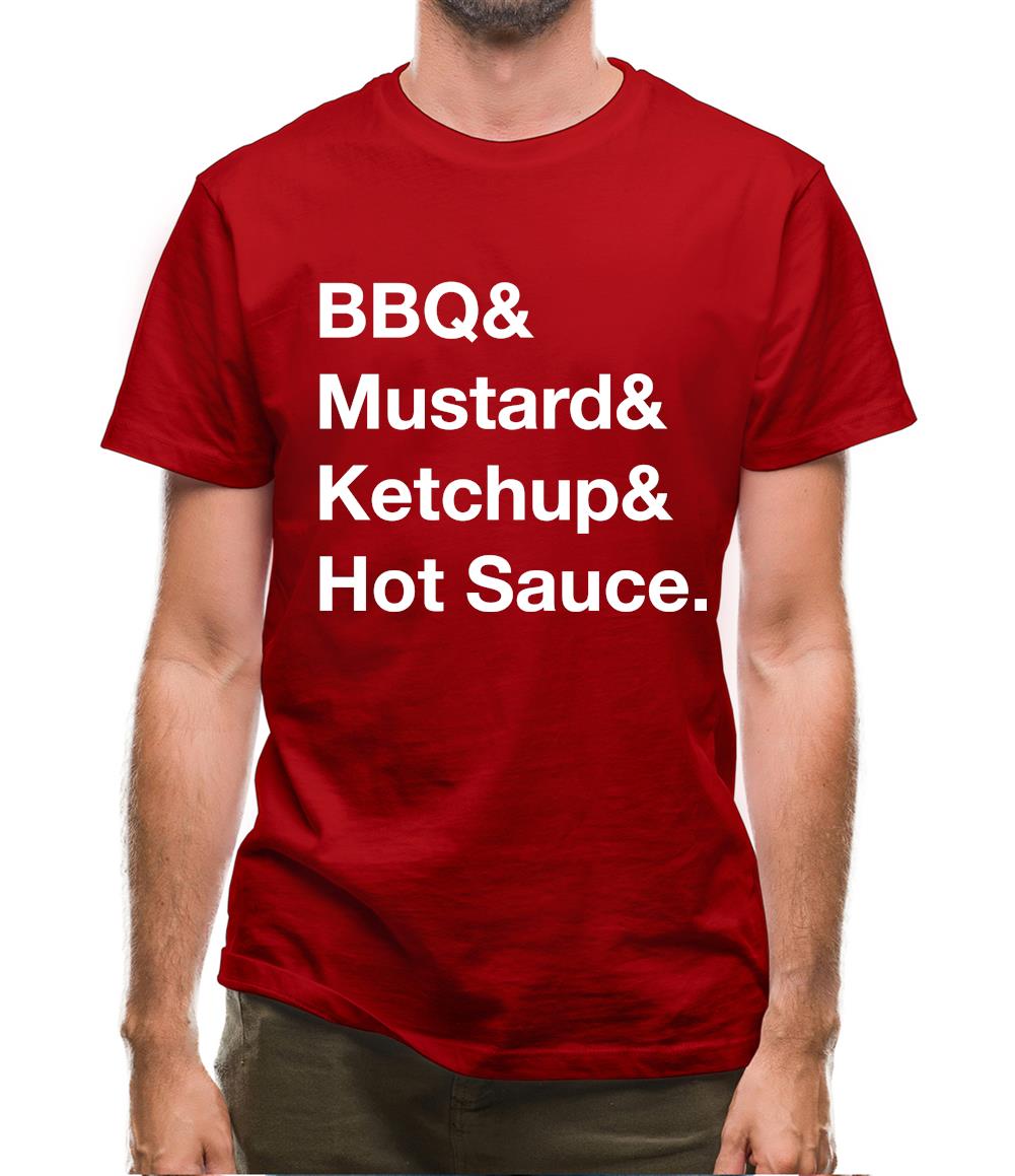 Bbq & Mustart & Ketchup Mens T-Shirt Bbq & Mustart & Ketchup Mens T-Shirt