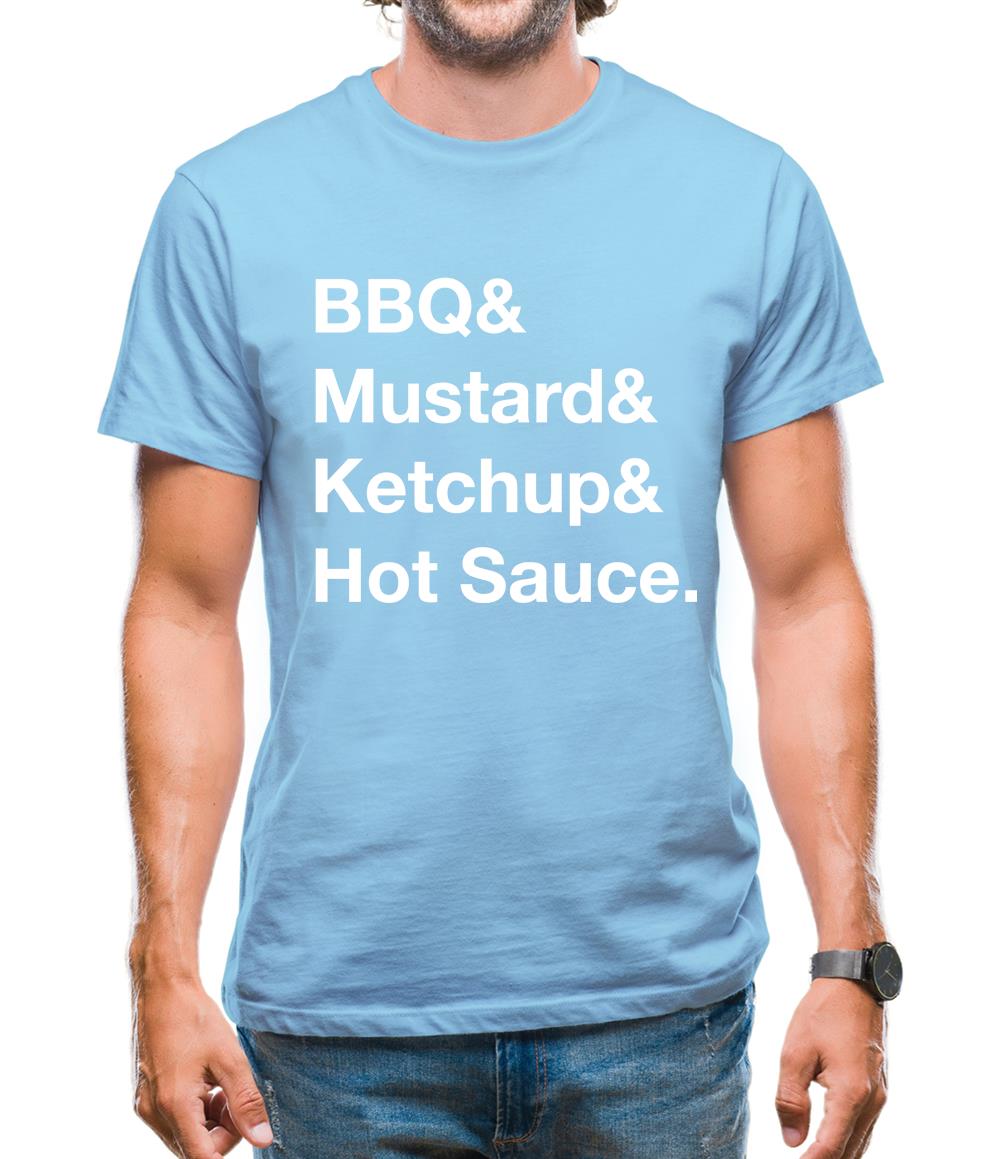 Bbq & Mustart & Ketchup Mens T-Shirt Bbq & Mustart & Ketchup Mens T-Shirt