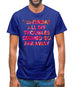 Yesterday, All My Troubles Seemed So Far Away Mens T-Shirt Yesterday, All My Troubles Seemed So Far Away Mens T-Shirt