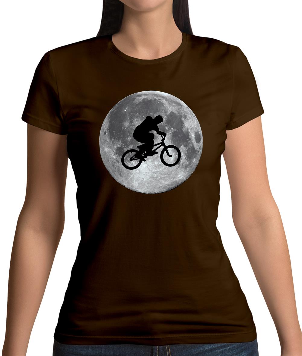 Bmx Moon Womens T-Shirt Bmx Moon Womens T-Shirt