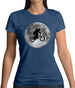 Bmx Moon Womens T-Shirt Bmx Moon Womens T-Shirt