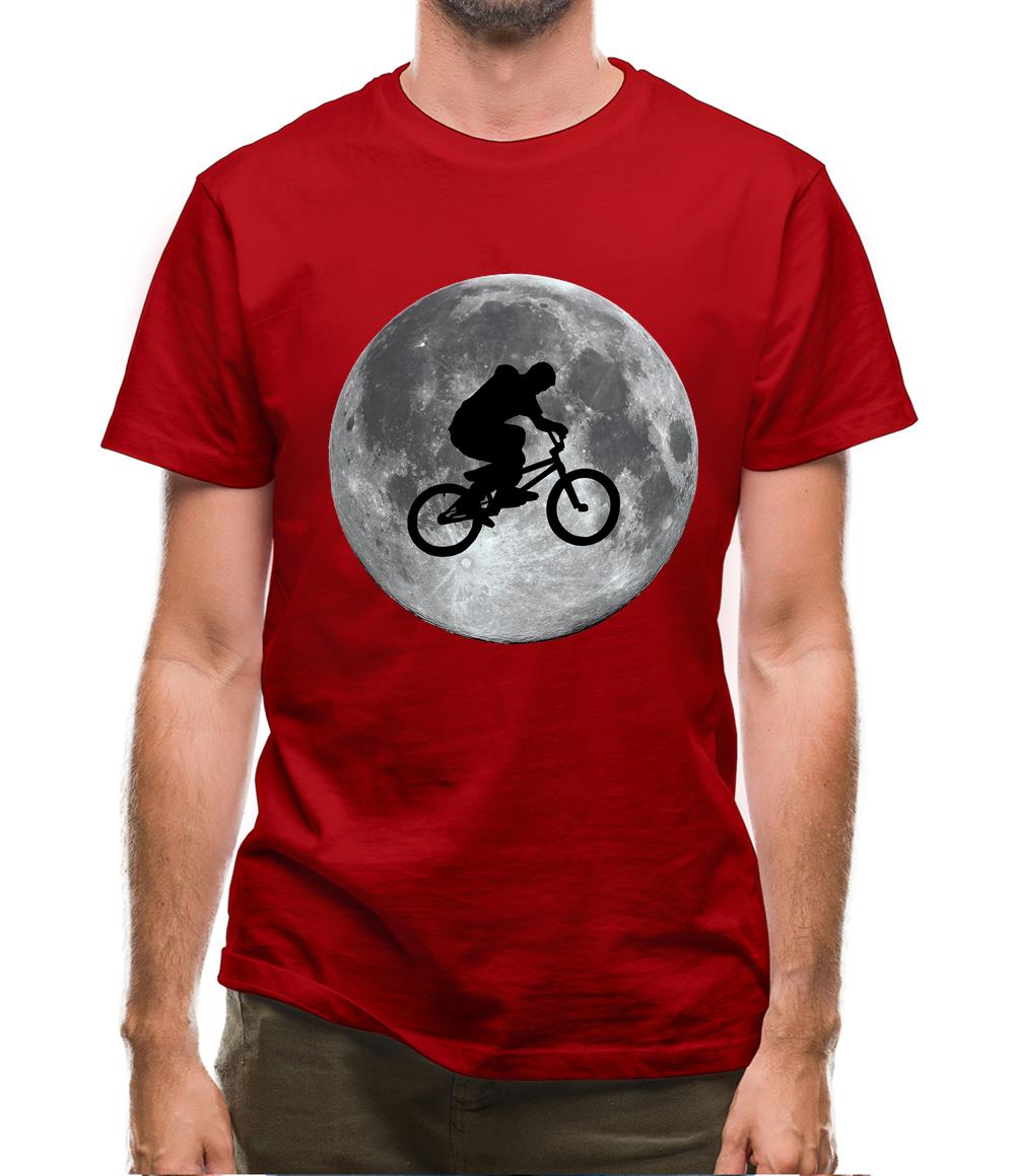 Bmx Moon Mens T-Shirt Bmx Moon Mens T-Shirt