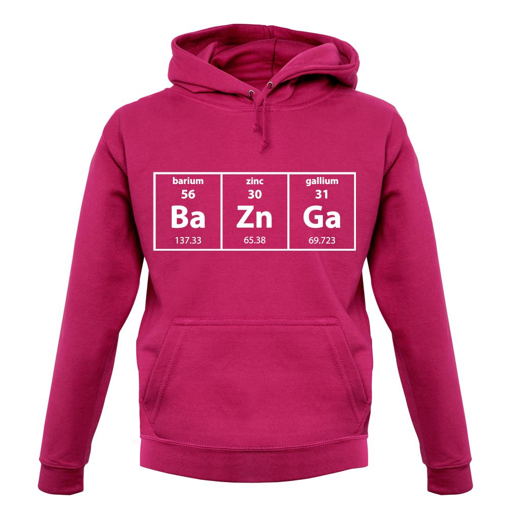 Baznga Periodic Table unisex hoodie Baznga Periodic Table unisex hoodie