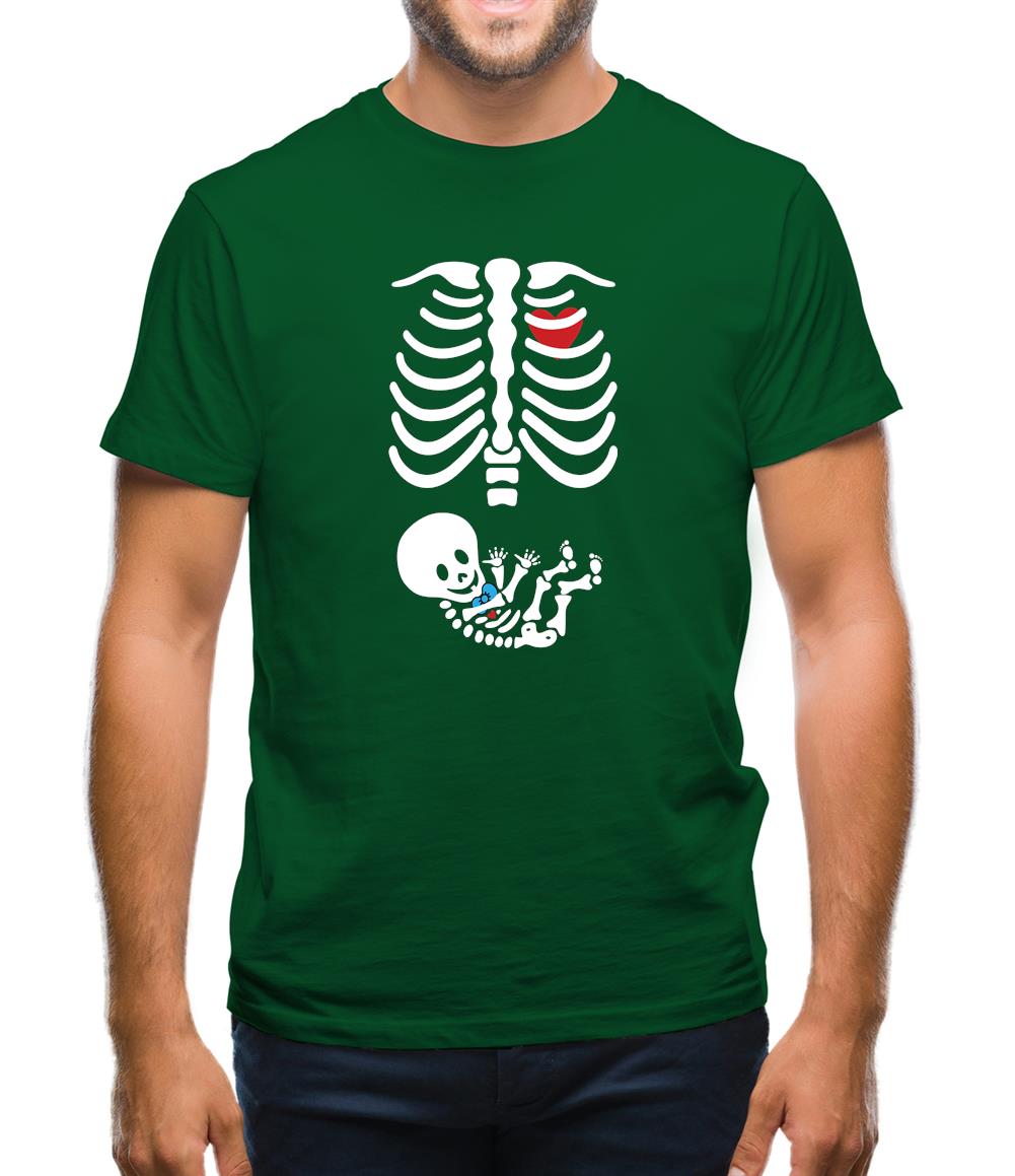 Skeleton Baby Boy Mens T-Shirt Skeleton Baby Boy Mens T-Shirt