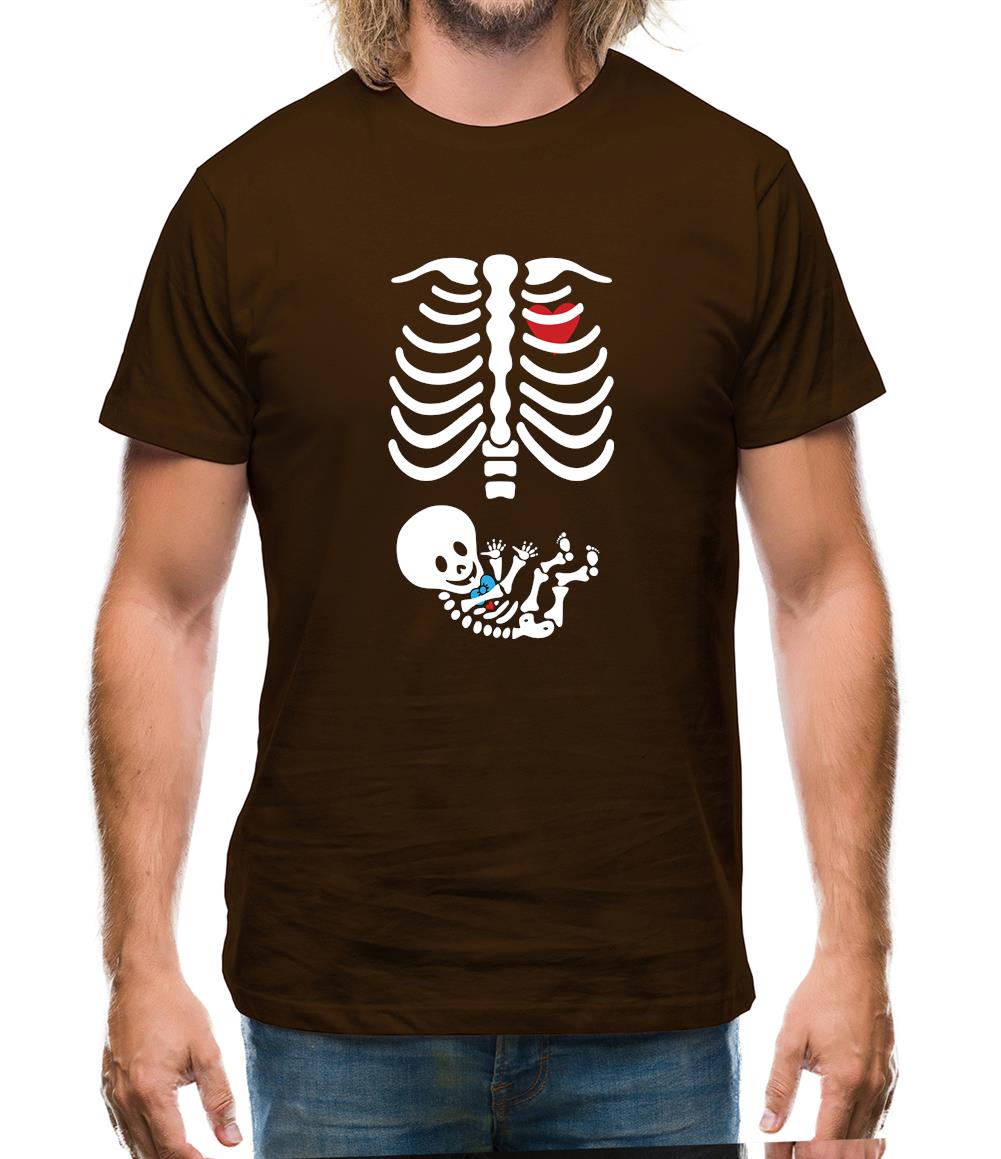 Skeleton Baby Boy Mens T-Shirt Skeleton Baby Boy Mens T-Shirt