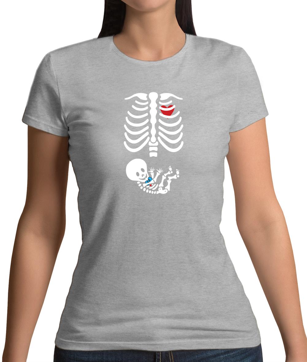 Skeleton Baby Boy Womens T-Shirt Skeleton Baby Boy Womens T-Shirt