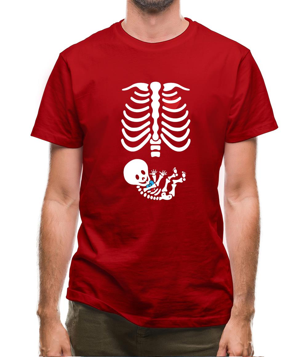 Skeleton Baby Boy Mens T-Shirt Skeleton Baby Boy Mens T-Shirt