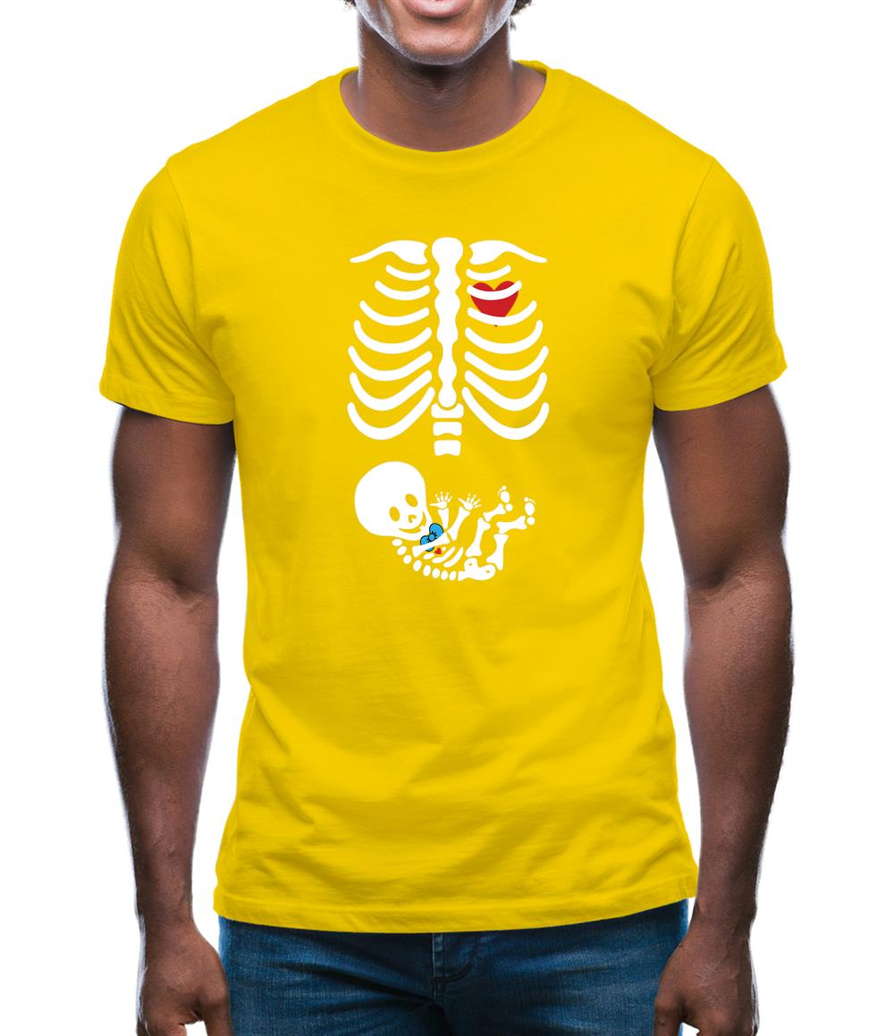 Skeleton Baby Boy Mens T-Shirt Skeleton Baby Boy Mens T-Shirt