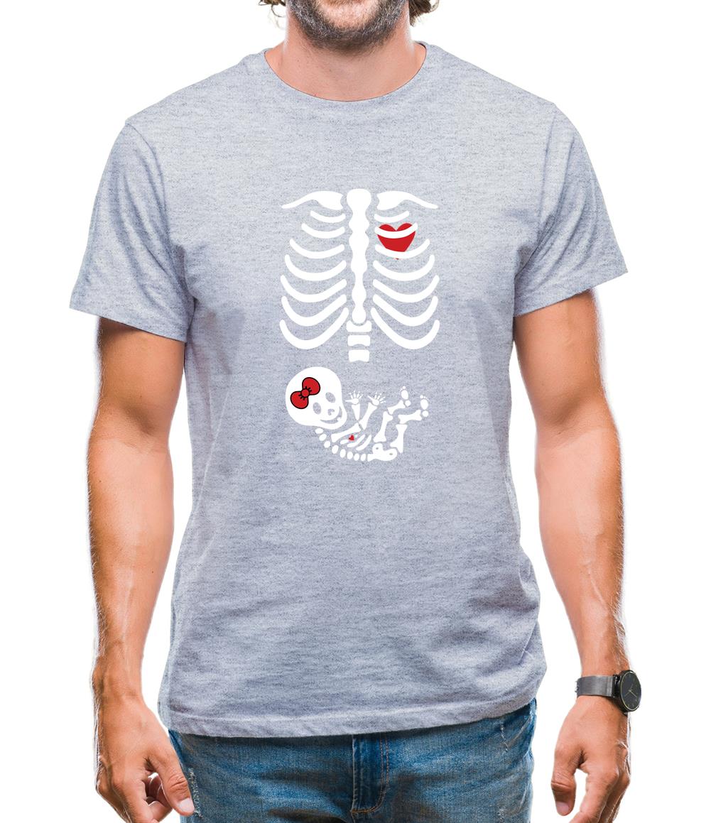 Skeleton Baby Girl Mens T-Shirt Skeleton Baby Girl Mens T-Shirt