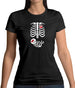 Skeleton Baby Girl Womens T-Shirt Skeleton Baby Girl Womens T-Shirt