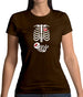 Skeleton Baby Girl Womens T-Shirt Skeleton Baby Girl Womens T-Shirt