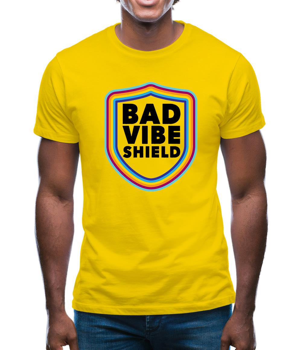 Bad Vibe Shield Mens T-Shirt Bad Vibe Shield Mens T-Shirt