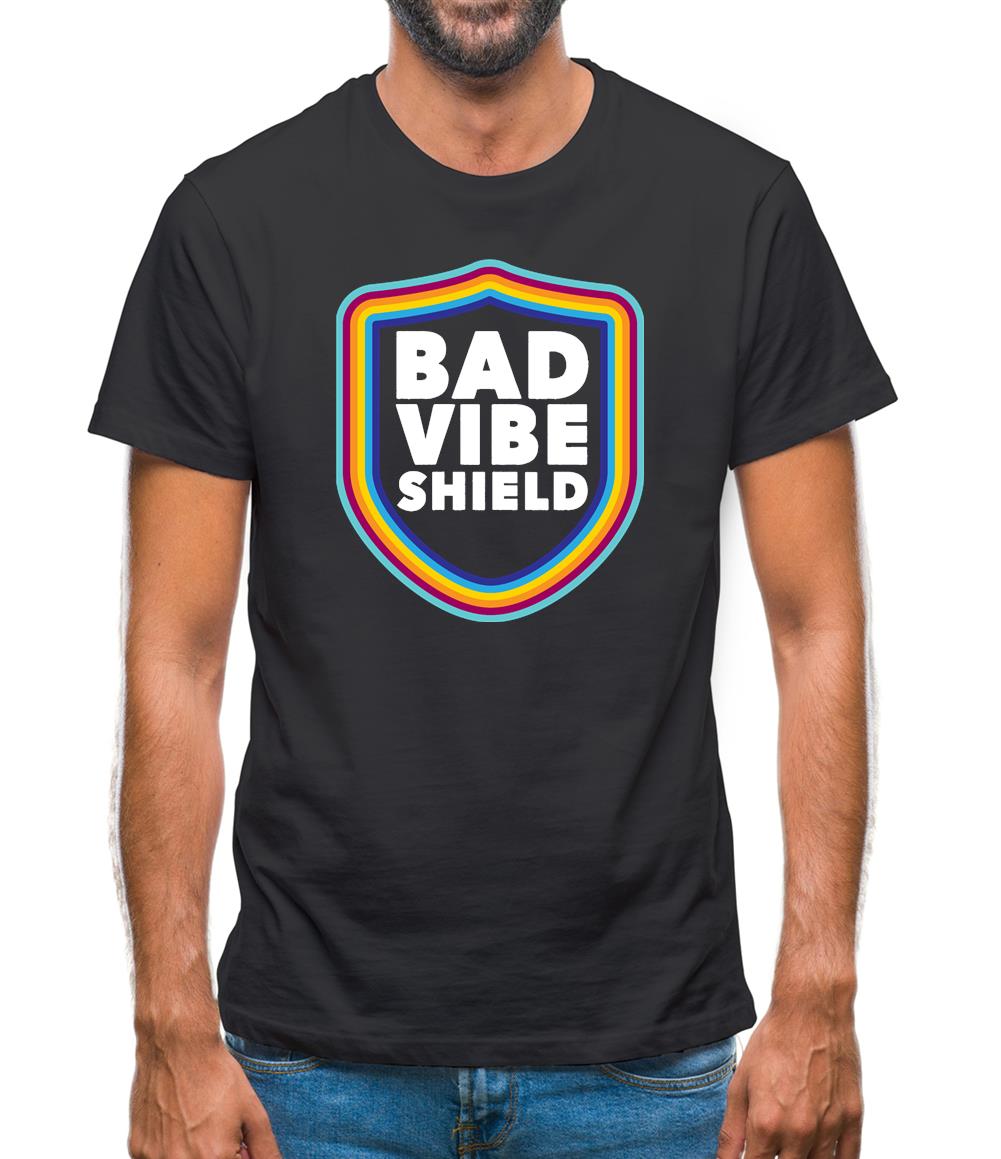 Bad Vibe Shield Mens T-Shirt Bad Vibe Shield Mens T-Shirt