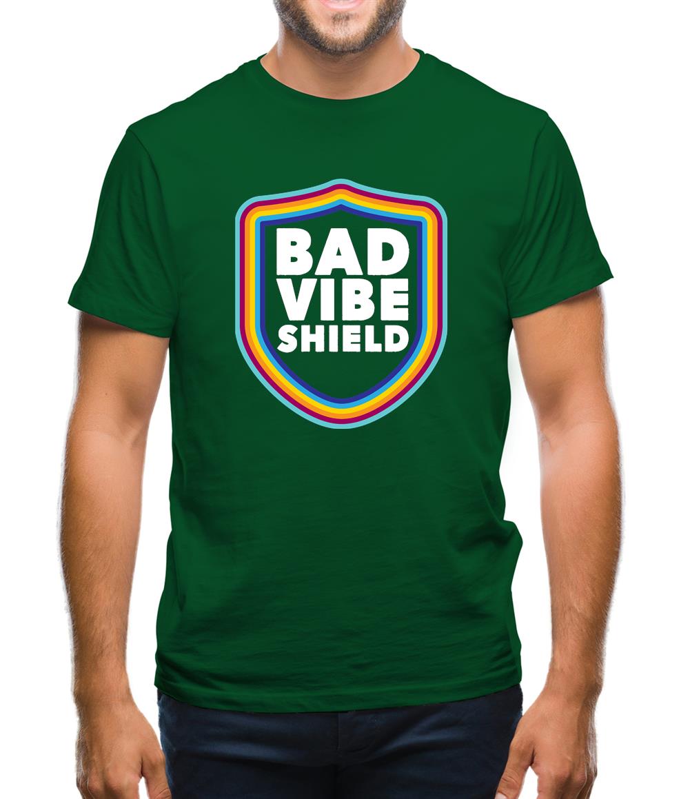Bad Vibe Shield Mens T-Shirt Bad Vibe Shield Mens T-Shirt