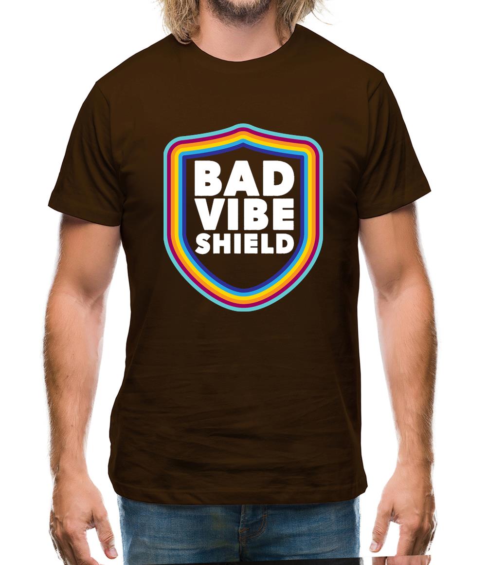 Bad Vibe Shield Mens T-Shirt Bad Vibe Shield Mens T-Shirt