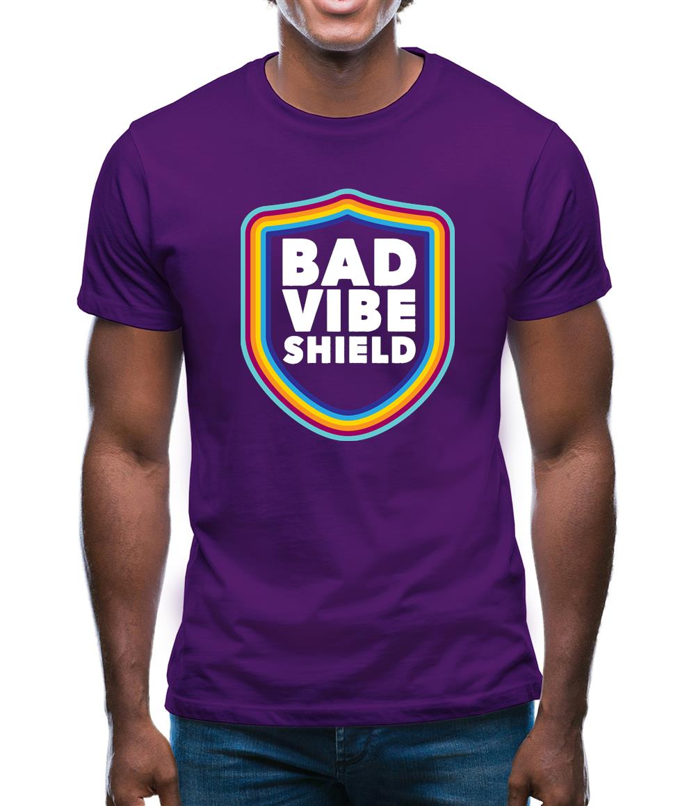 Bad Vibe Shield Mens T-Shirt Bad Vibe Shield Mens T-Shirt