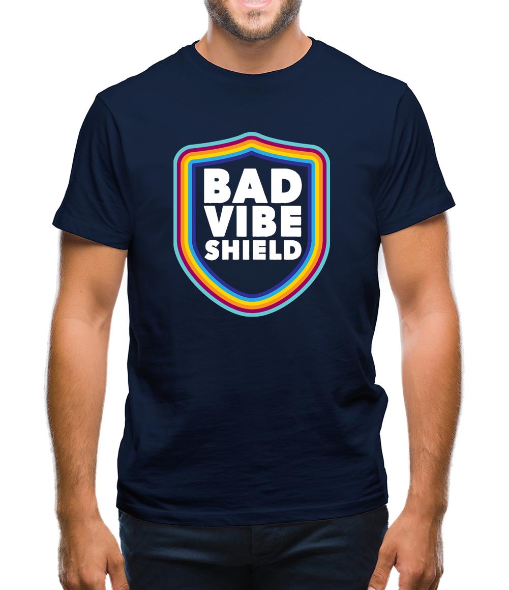 Bad Vibe Shield Mens T-Shirt Bad Vibe Shield Mens T-Shirt