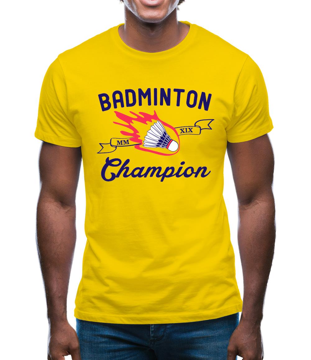 Badminton Champion Mens T-Shirt Badminton Champion Mens T-Shirt
