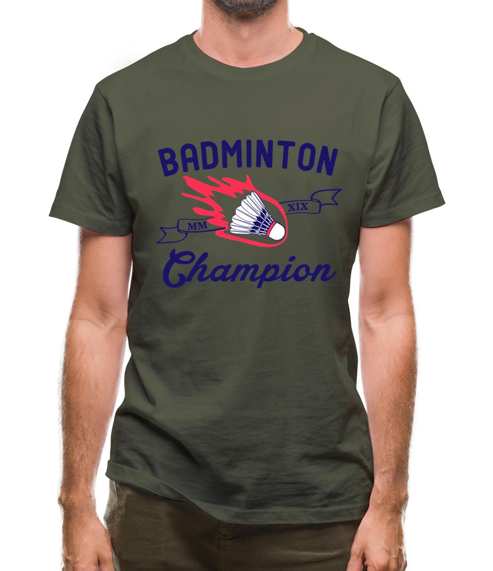 Badminton Champion Mens T-Shirt Badminton Champion Mens T-Shirt