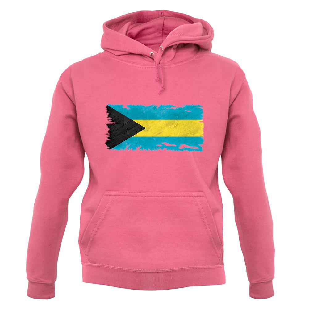 Bahamas, The Grunge Style Flag unisex hoodie Bahamas, The Grunge Style Flag unisex hoodie