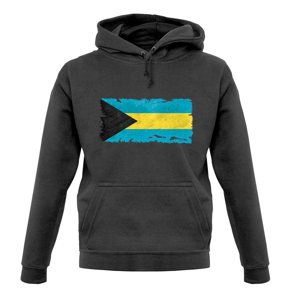 Bahamas, The Grunge Style Flag unisex hoodie Bahamas, The Grunge Style Flag unisex hoodie
