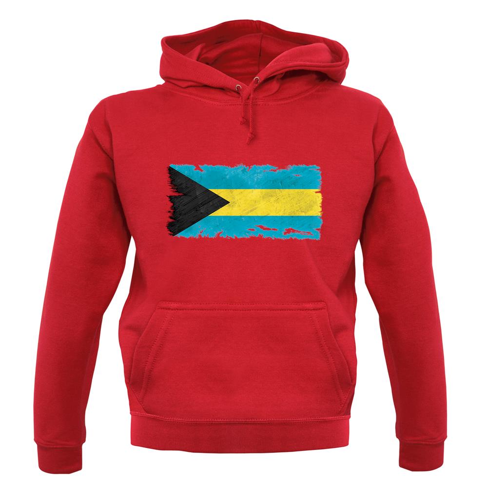 Bahamas, The Grunge Style Flag unisex hoodie Bahamas, The Grunge Style Flag unisex hoodie