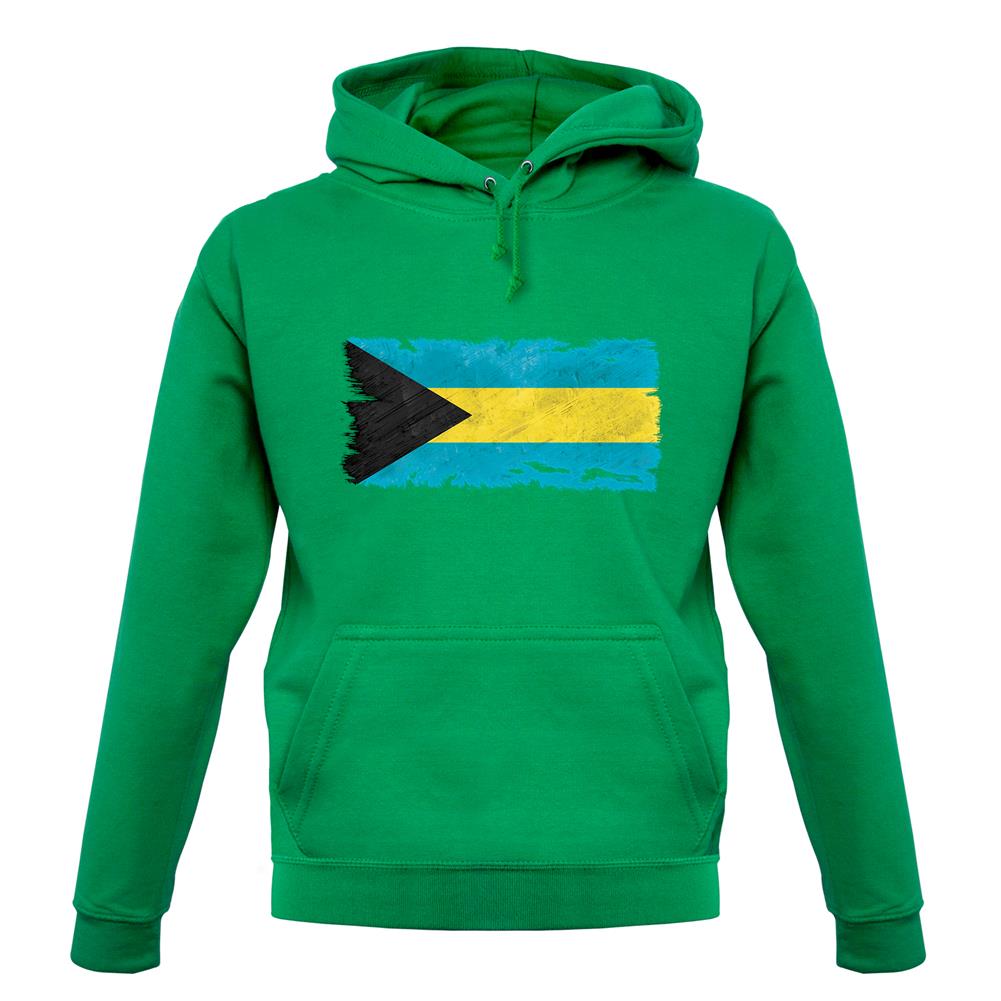 Bahamas, The Grunge Style Flag unisex hoodie Bahamas, The Grunge Style Flag unisex hoodie