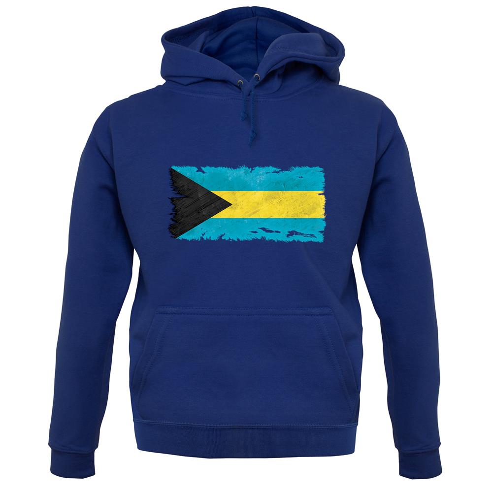 Bahamas, The Grunge Style Flag unisex hoodie Bahamas, The Grunge Style Flag unisex hoodie