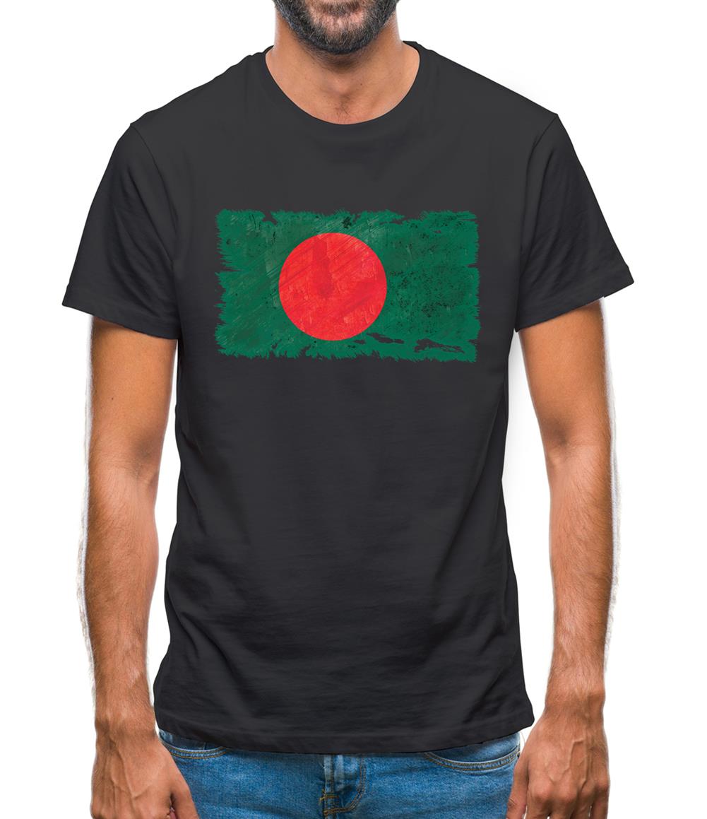 Bangladesh Grunge Style Flag Mens T-Shirt Bangladesh Grunge Style Flag Mens T-Shirt