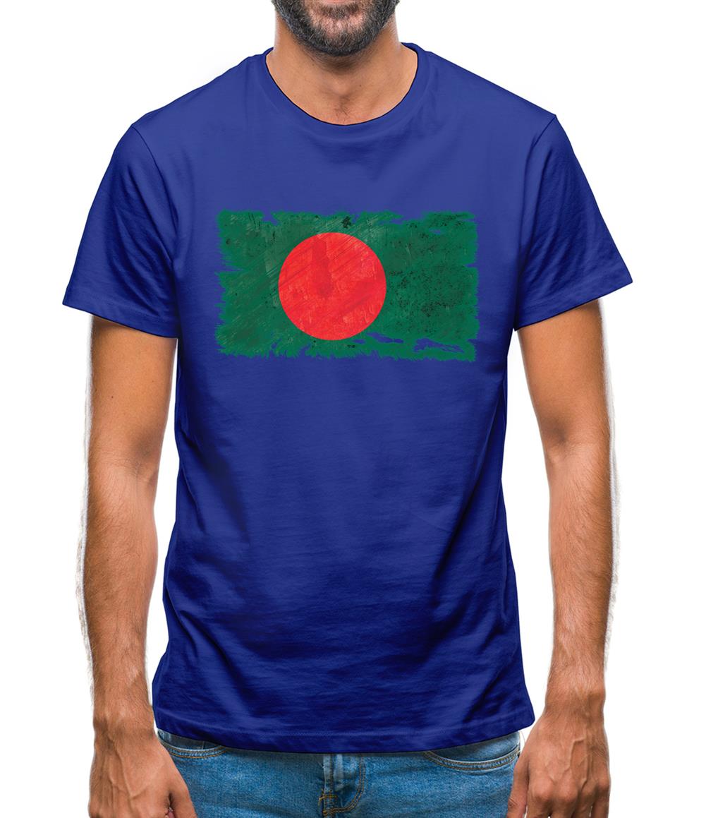 Bangladesh Grunge Style Flag Mens T-Shirt Bangladesh Grunge Style Flag Mens T-Shirt