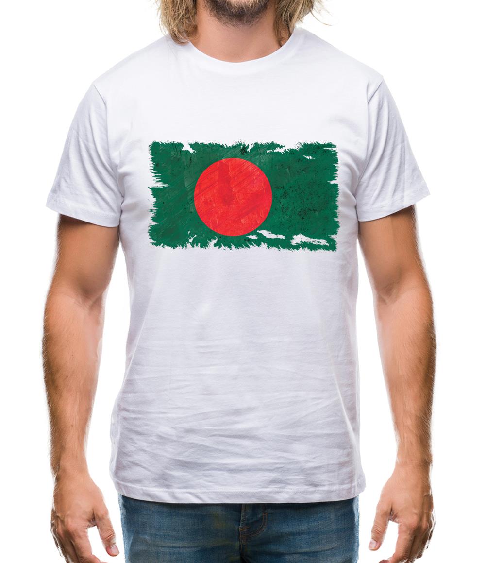 Bangladesh Grunge Style Flag Mens T-Shirt Bangladesh Grunge Style Flag Mens T-Shirt