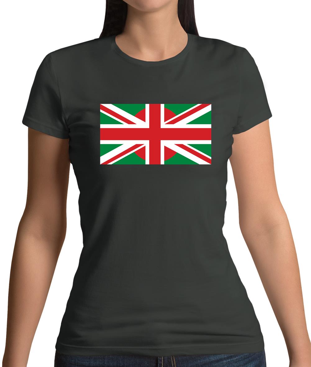 Bangladesh Union Jack Flag Womens T-Shirt Bangladesh Union Jack Flag Womens T-Shirt