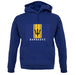 Barbados Barcode Style Flag unisex hoodie Barbados Barcode Style Flag unisex hoodie