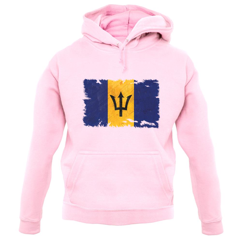 Barbados Grunge Style Flag unisex hoodie Barbados Grunge Style Flag unisex hoodie