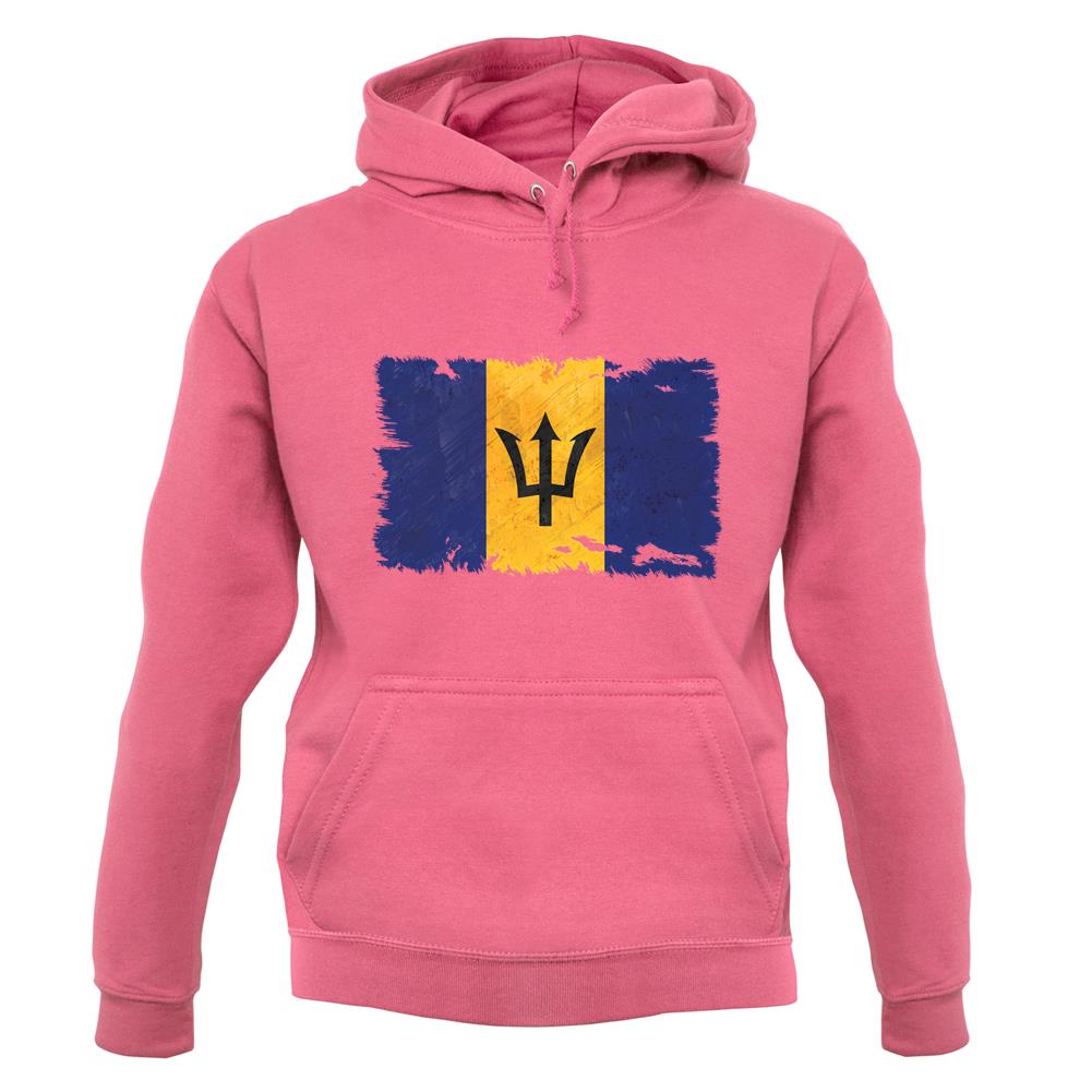 Barbados Grunge Style Flag unisex hoodie Barbados Grunge Style Flag unisex hoodie